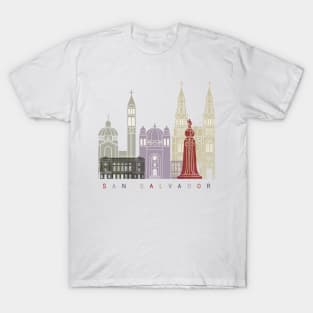 San Salvador skyline poster T-Shirt